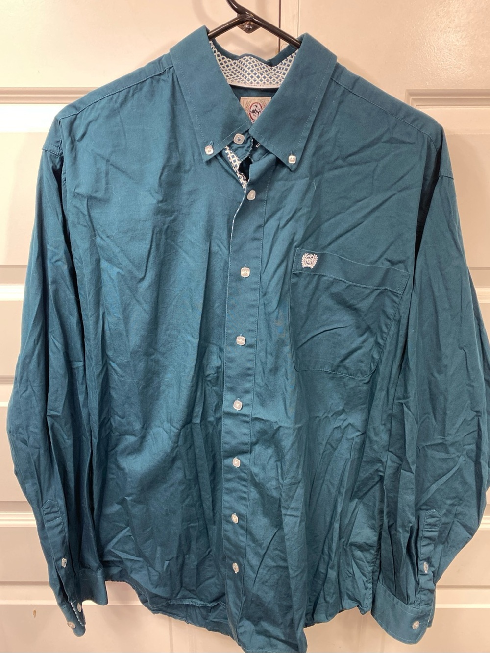 Cinch Mens Western Shirt Button Up Long Sleeve Cowboy Cotton Small MTW1105384